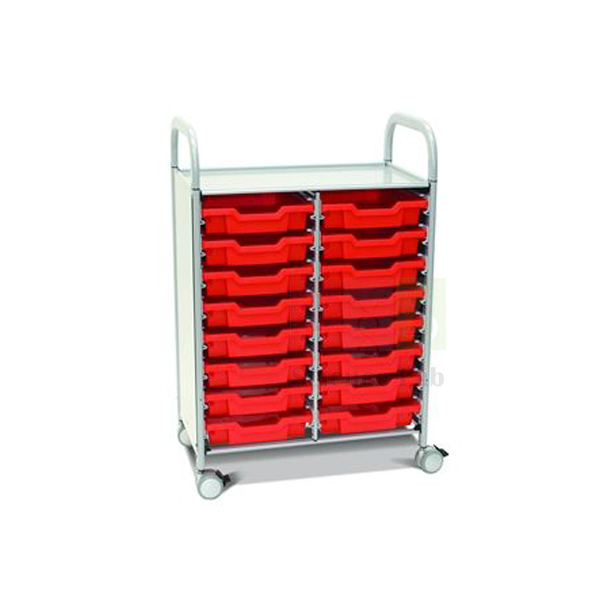 Double Trolley with Shallow Trays